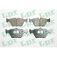 Set placute frana fata LPR pentru BMW 5 (E39) 2.0-3.5 09.95-05.04, 63.5 mm inaltime, 154.4 mm latime, 20.0 mm grosime