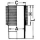 Cămaşă cilindru KOLBENSCHMIDT cilindru maneca 102.0 mm diametru interior 109.9 mm diametru exterior 135.4 mm lățime 220.4 mm lungime