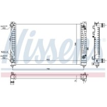 Radiator, racire motor NISSENS