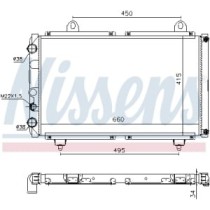 Radiator, racire motor NISSENS