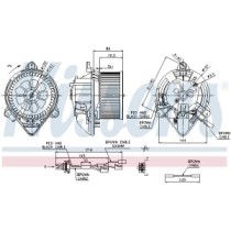 Ventilator, habitaclu NISSENS