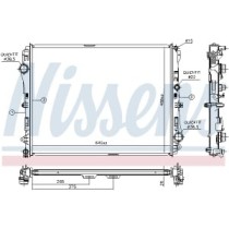 Radiator, racire motor NISSENS