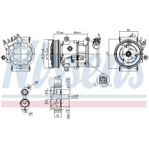 Compresor, climatizare NISSENS