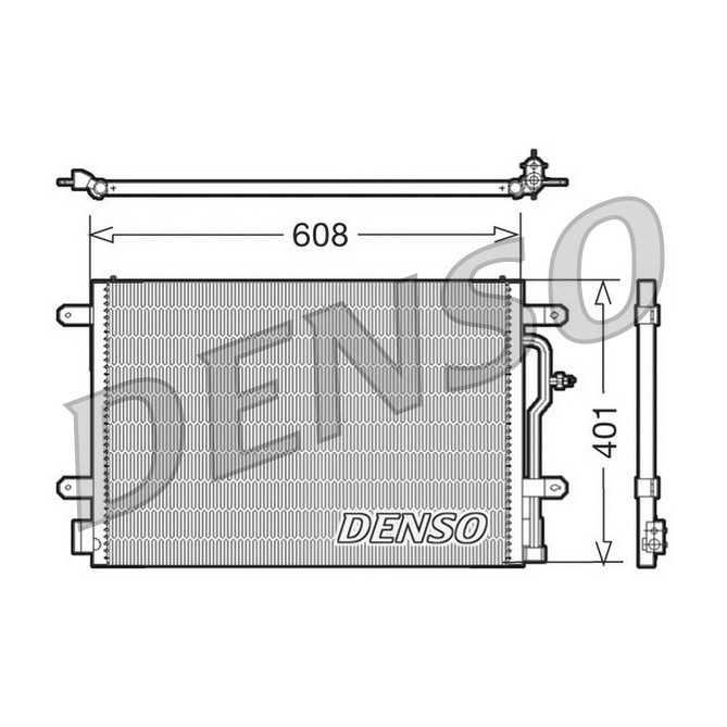 Condensator, climatizare DENSO