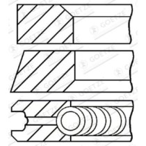 Set segmenti piston GOETZE