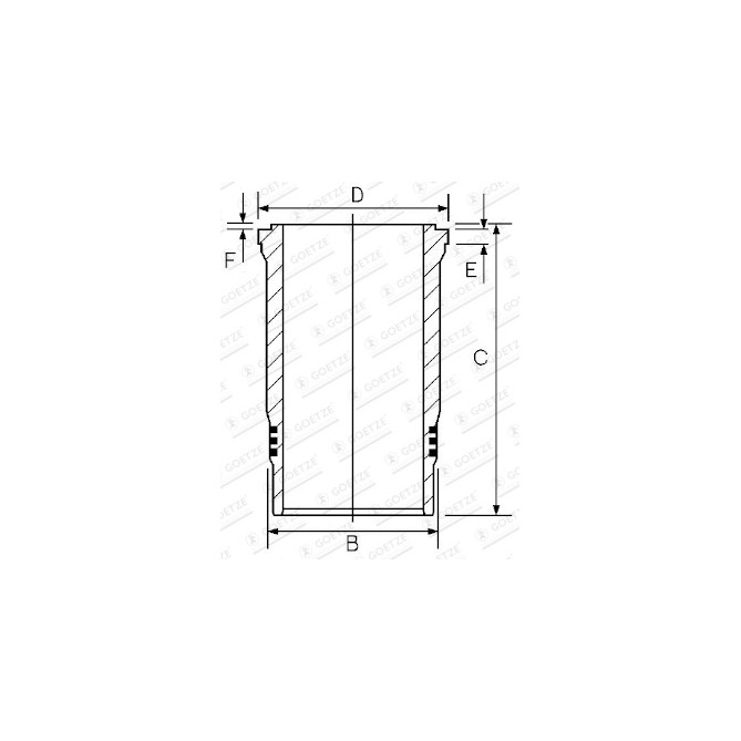 Camasa cilindru GOETZE