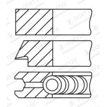 Set segmenti piston GOETZE