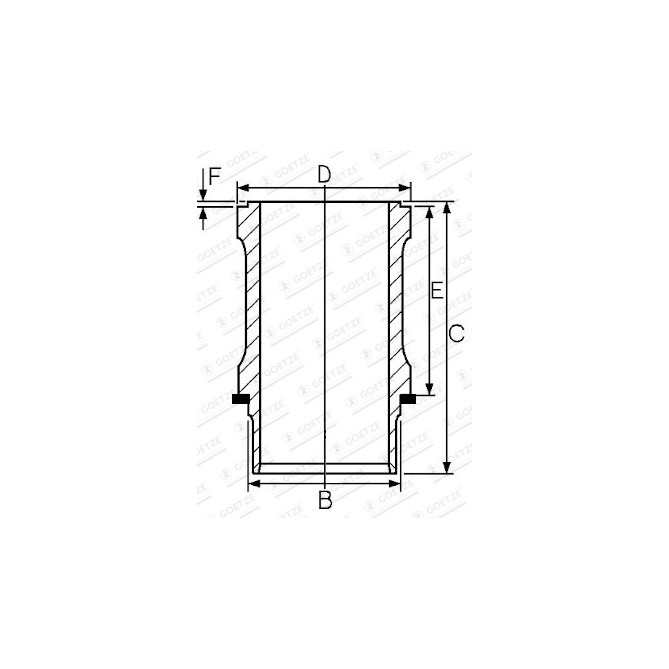 Camasa cilindru GOETZE