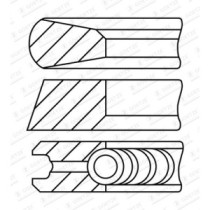 Set segmenti piston GOETZE