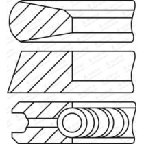 Set segmenti piston GOETZE