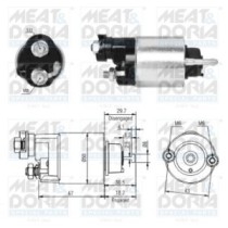 Solenoid, electromotor MEAT & DORIA