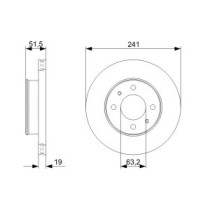 Disc frana BOSCH