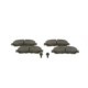 Set placute frana fata BOSCH pentru RENAULT ESPACE V, GRAND SCENIC IV, MEGANE IV, SCENIC IV, TALISMAN 1.2-2.0D 58.7mm x 141.8mm x 17.1mm