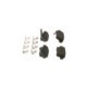 Set placute frana Spate BOSCH pentru TOYOTA AVENSIS, COROLLA VERSO, PREVIA 1.6-3.5, inaltime 46.0 mm, latime 101.8 mm, grosime 15.5 mm