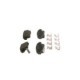 Set placute frana Spate BOSCH pentru TOYOTA AVENSIS, COROLLA VERSO, PREVIA 1.6-3.5, inaltime 46.0 mm, latime 101.8 mm, grosime 15.5 mm