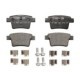 Set placute frana spate BOSCH pentru FORD MONDEO III, JAGUAR X-TYPE I, dimensiuni 50.6 mm x 101.4 mm x 17.5 mm