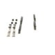 Set placute frana spate BOSCH pentru FORD MONDEO III, JAGUAR X-TYPE I, dimensiuni 50.6 mm x 101.4 mm x 17.5 mm