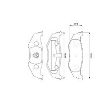 Set placute frana,frana disc BOSCH