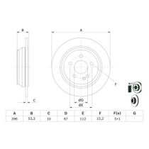 Disc frana BOSCH