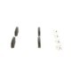 Set placute frana Spate BOSCH pentru BUICK LA CROSSE, CHEVROLET MALIBU, OPEL INSIGNIA A, dimensiuni 47.1x106.5x17.2 mm