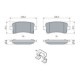 Set placute frana Spate BOSCH pentru BUICK LA CROSSE, CHEVROLET MALIBU, OPEL INSIGNIA A, dimensiuni 47.1x106.5x17.2 mm