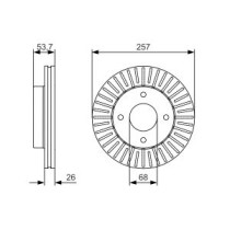 Disc frana BOSCH