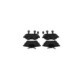 Set placute frana spate BOSCH pentru VOLVO S40 I, V40; MITSUBISHI CARISMA, COLT CZC VI, COLT VI, SPACE STAR; SMART FORFOUR 1.1-2.0 05.95-06.12