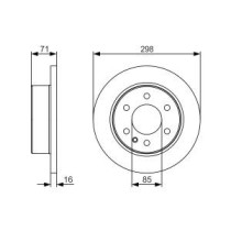 Disc frana BOSCH