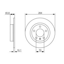 Disc frana BOSCH