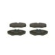 Set placute frana fata BOSCH NISSAN PRIMASTAR OPEL VIVARO A RENAULT ESPACE III TRAFIC II 1.9D-3.0 10.98 62.5mm 145.1mm 18.2mm