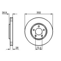 Disc frana BOSCH