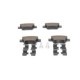 Set placute frana spate BOSCH pentru CITROEN C4, C4 I, PEUGEOT 207, 207/HATCHBACK, 207/KOMBI, 307, 307/KOMBI, 405 I 1.4-2.0D 07.88-01.15