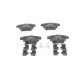 Set placute frana spate BOSCH pentru CITROEN C4, C4 I, PEUGEOT 207, 207/HATCHBACK, 207/KOMBI, 307, 307/KOMBI, 405 I 1.4-2.0D 07.88-01.15