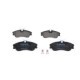 Set placute frana fata BOSCH pentru CITROEN BERLINGO, XSARA PICASSO, PEUGEOT 206, 208 II, PARTNER, inaltime 56.2 mm, latime 129.9 mm, grosime 19.3 mm