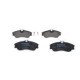 Set placute frana fata BOSCH pentru CITROEN BERLINGO, XSARA PICASSO, PEUGEOT 206, 208 II, PARTNER, inaltime 56.2 mm, latime 129.9 mm, grosime 19.3 mm