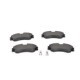 Set placute frana fata BOSCH pentru CITROEN BERLINGO, XSARA PICASSO, PEUGEOT 206, 208 II, PARTNER, inaltime 56.2 mm, latime 129.9 mm, grosime 19.3 mm