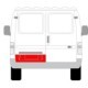 Fata usa BLIC Trusa de reparatii usi Spate Stanga Copertă partea inferioara inaltime 200mm FORD TRANSIT TRANSIT TOURNEO 12.86-03.00