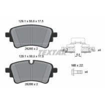 Set placute frana,frana disc TEXTAR