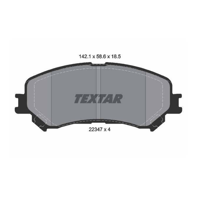 Set placute frana,frana disc TEXTAR