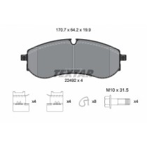 Set placute frana,frana disc TEXTAR