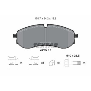 Set placute frana,frana disc TEXTAR