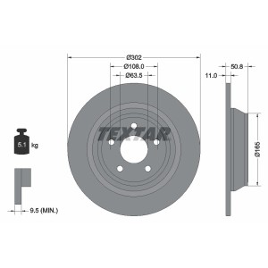 Disc frana TEXTAR