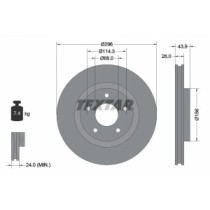 Disc frana TEXTAR