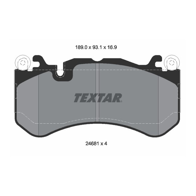 Set placute frana,frana disc TEXTAR