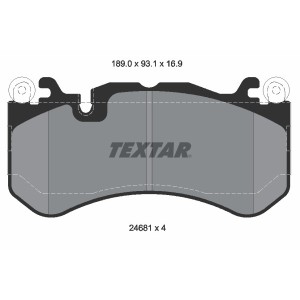 Set placute frana,frana disc TEXTAR