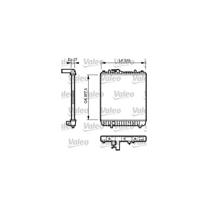 Radiator, racire motor VALEO