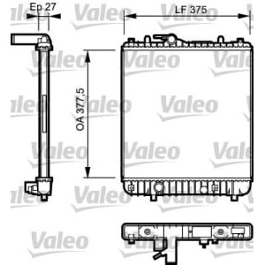 Radiator, racire motor VALEO