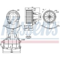 Ventilator, habitaclu NISSENS