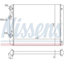 Radiator, racire motor NISSENS