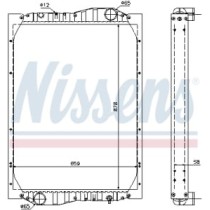 Radiator, racire motor NISSENS